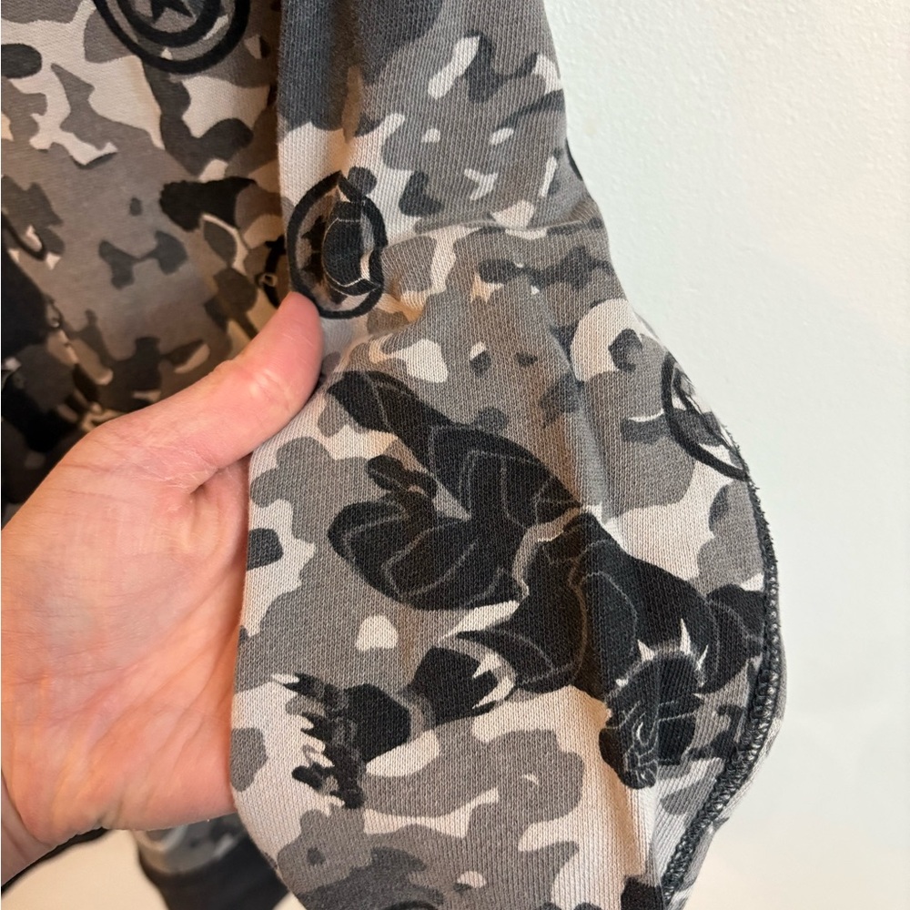 Marvel X Gap Gray and Black army Hoodie 8 years - Picture 8 of 9